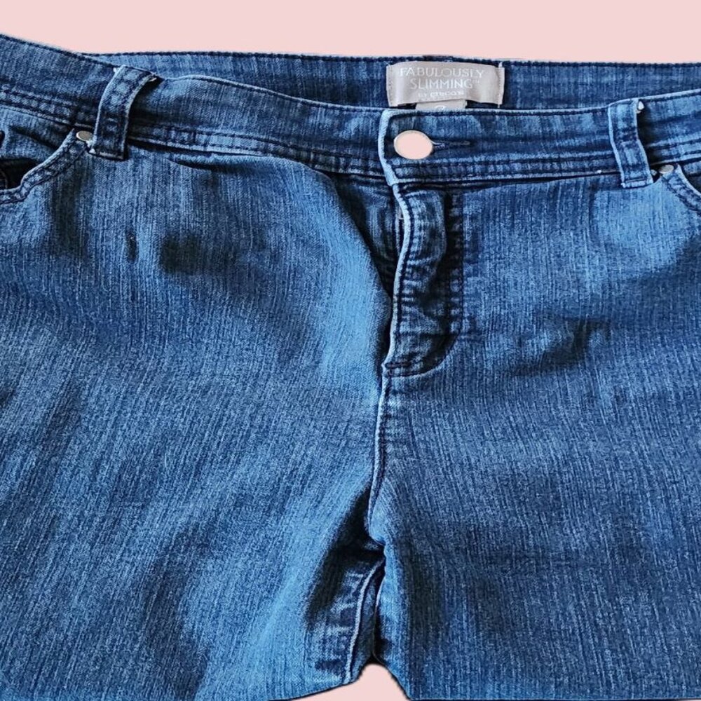CHICOs Jeans-Fabulously Slimming Blue Jeans-Chico's Size 2-Excellent Condition!